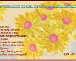 Feliz dia de las madres
