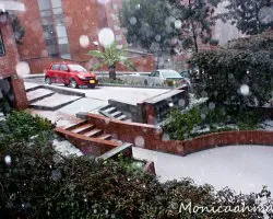 GRANIZADA EN BOGOTÁ HOY