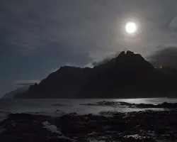 Contraluz luna