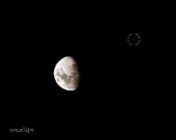 Luna y jupiter