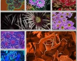 Mosaico de fractales