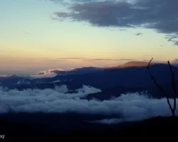 El cerro encendido