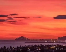 Atardecer rojo