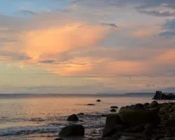 Atardecer violeta