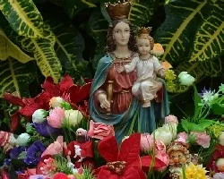 Virgen navideña