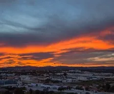 Atardecer rojo