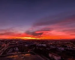 Atardecer rojo